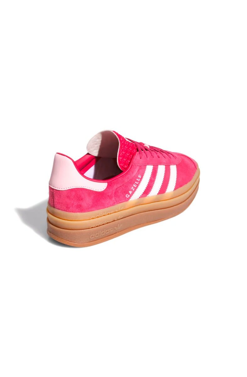 Tênis Adidas Gazelle Bold Feminino Rosa/Branco ID6997 - NewSkull