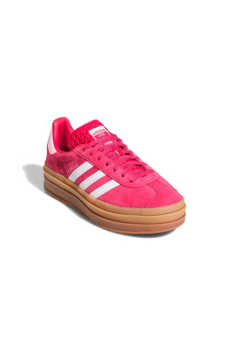 Tênis Adidas Gazelle Bold Feminino Rosa/Branco ID6997 - NewSkull