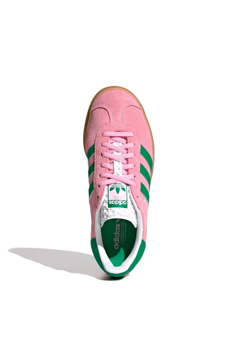 Tênis Adidas Gazelle Bold Feminino Rosa/Verde IE0420 - NewSkull