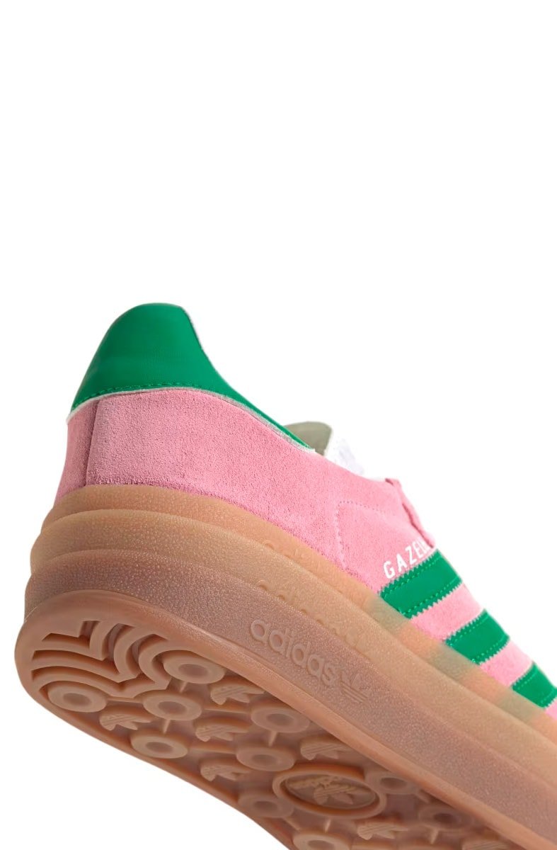 Tênis Adidas Gazelle Bold Feminino Rosa/Verde IE0420 - NewSkull