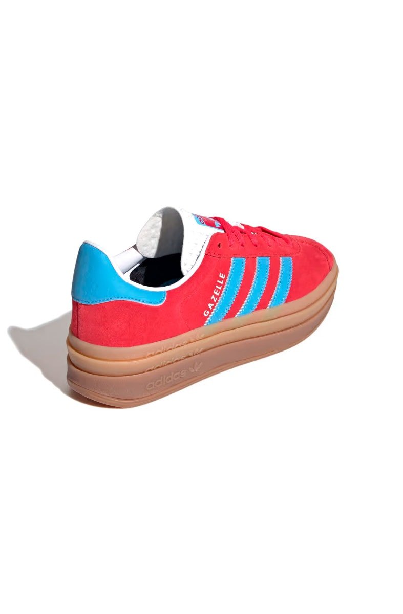 Tênis Adidas Gazelle Bold Feminino Vermelho/Azul IE0421 - NewSkull