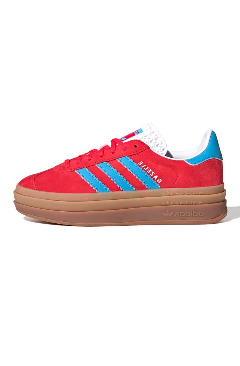 Tênis Adidas Gazelle Bold Feminino Vermelho/Azul IE0421 - NewSkull