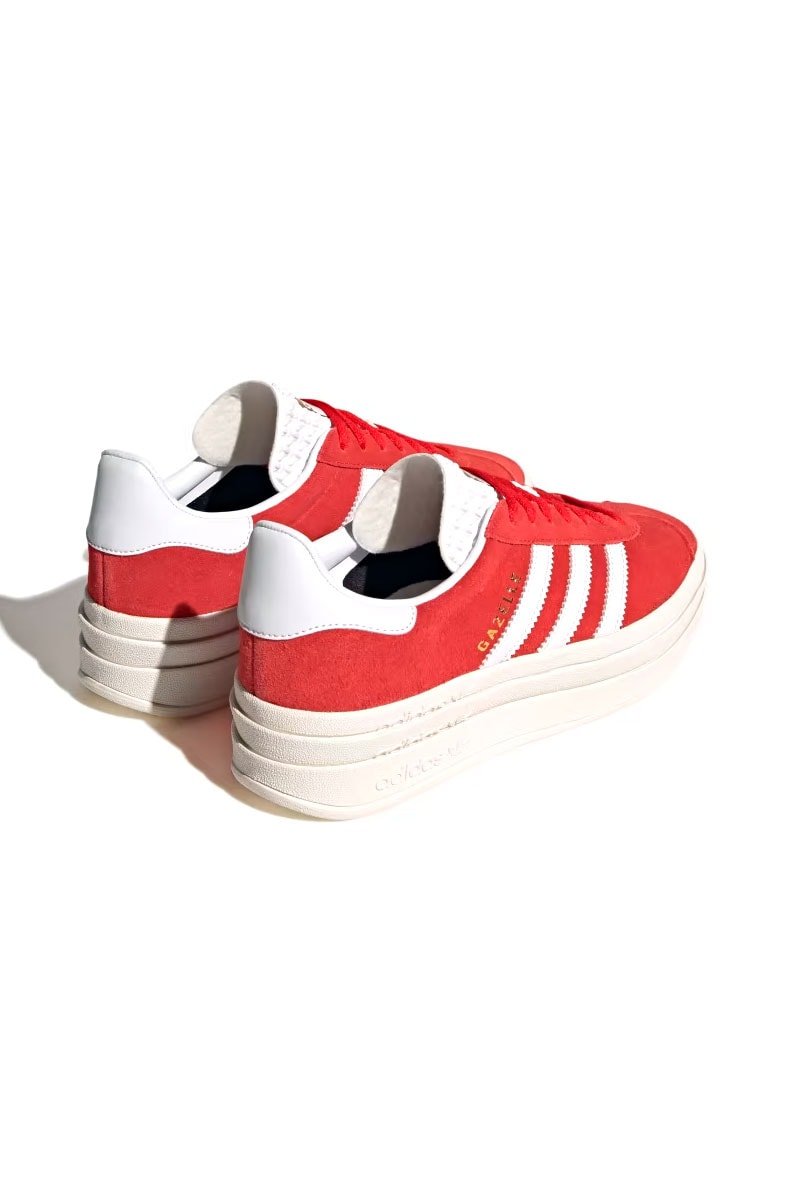 Tênis Adidas Gazelle Bold Feminino Vermelho/Branco - NewSkull