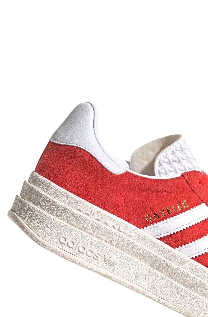 Tênis Adidas Gazelle Bold Feminino Vermelho/Branco - NewSkull