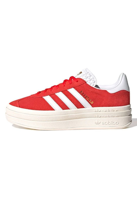 Tênis Adidas Gazelle Bold Feminino Vermelho/Branco - NewSkull