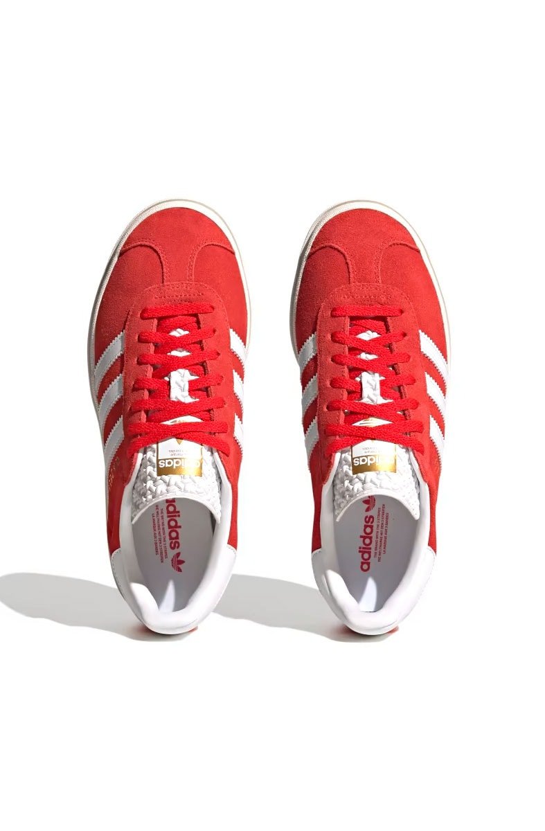 Tênis Adidas Gazelle Bold Feminino Vermelho/Branco - NewSkull