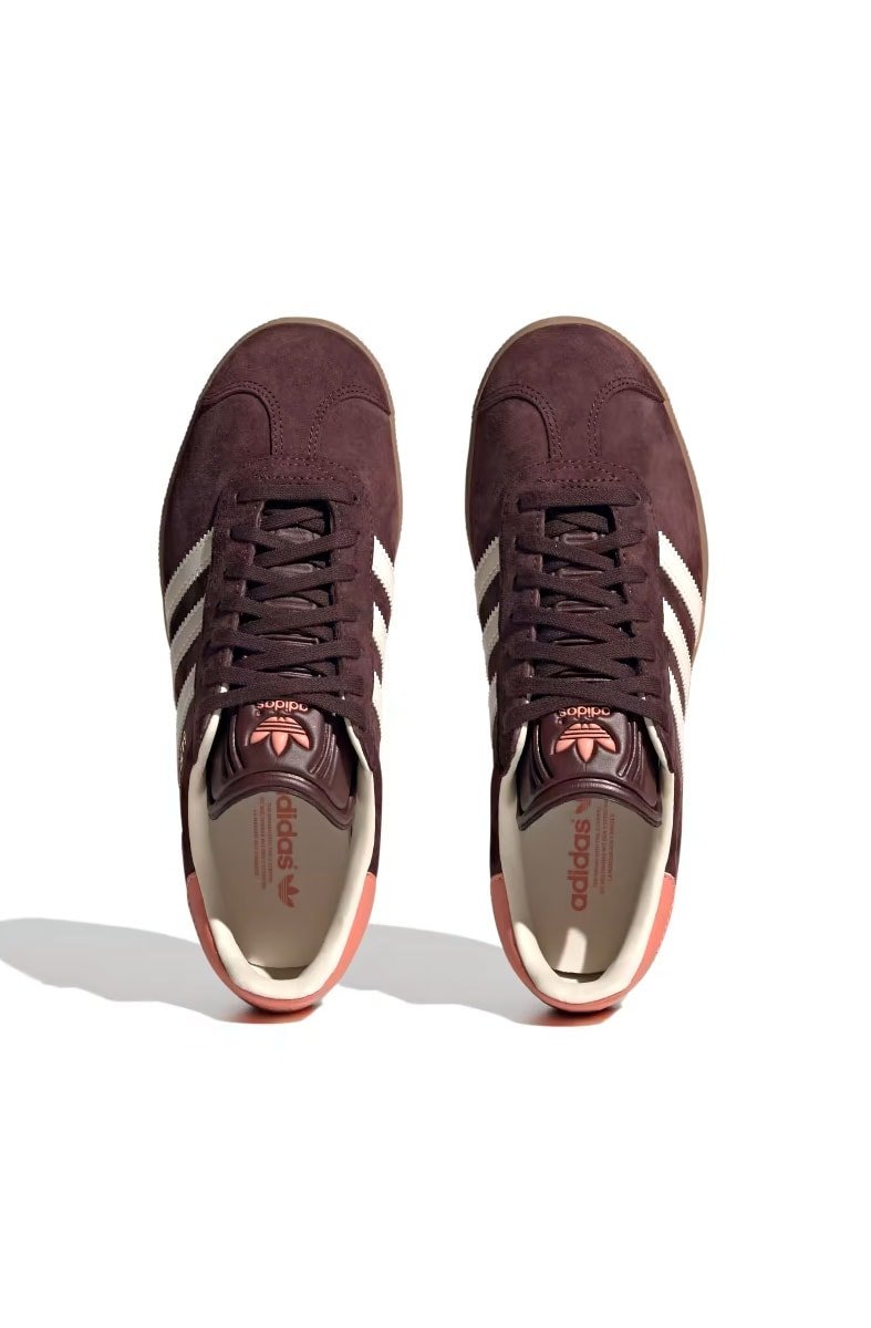 Tênis Adidas Gazelle Feminino Marrom Escuro/Bege IF3233 - NewSkull