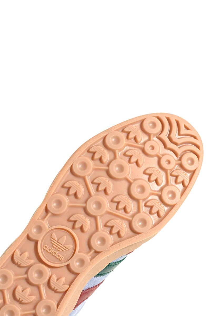 Tênis Adidas Gazelle Indoor Azul Claro/Bordô/Verde - NewSkull