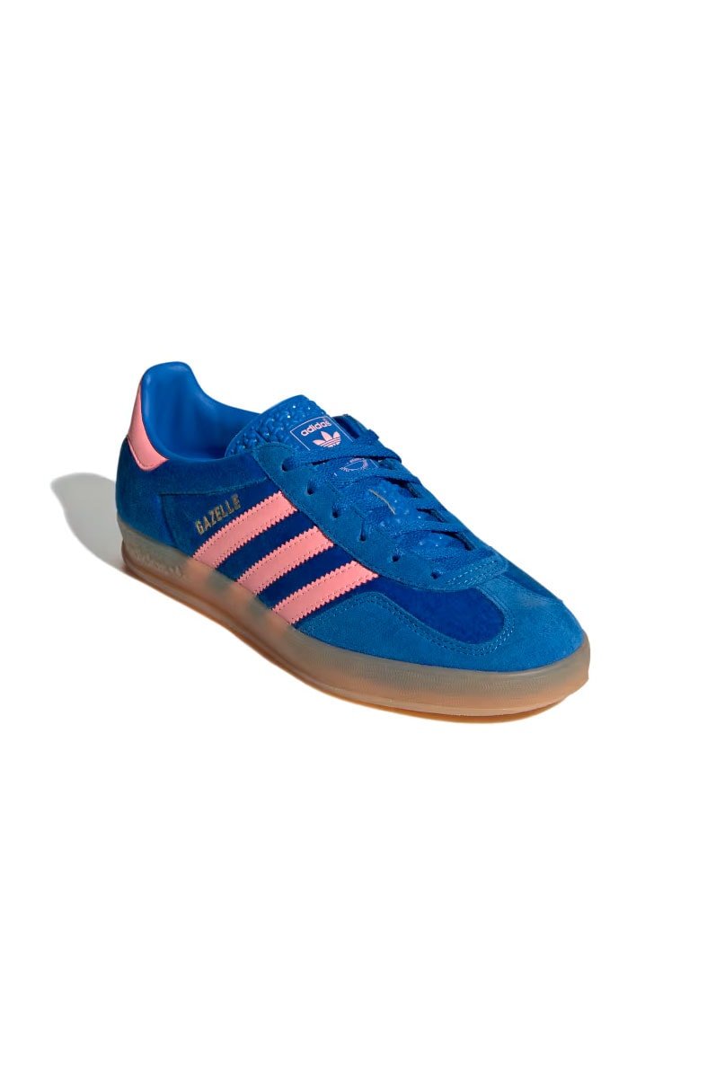 Tênis Adidas Gazelle Indoor Azul/Rosa IG6785 - NewSkull