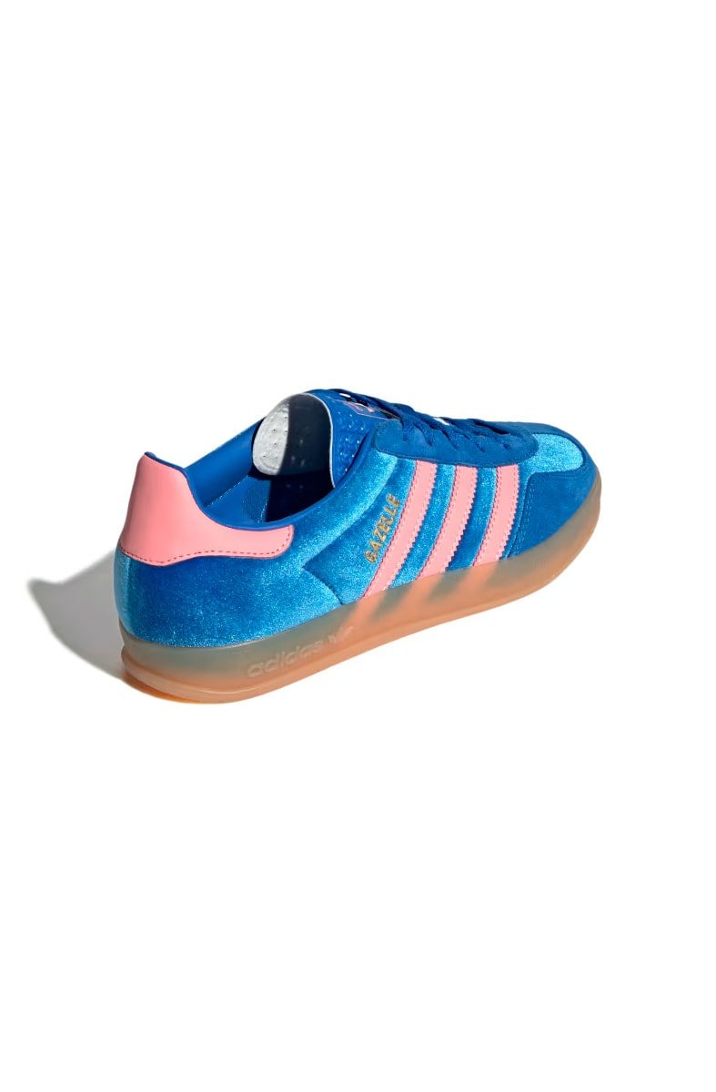 Tênis Adidas Gazelle Indoor Azul/Rosa IG6785 - NewSkull