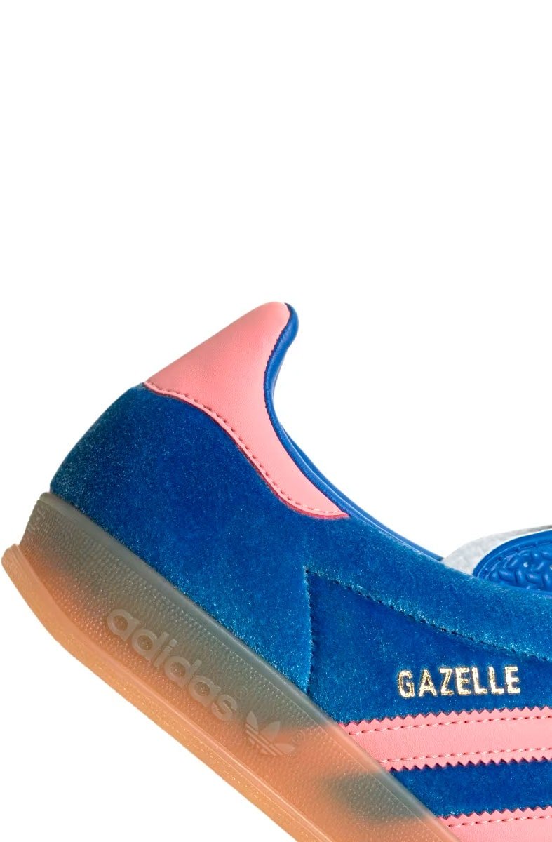 Tênis Adidas Gazelle Indoor Azul/Rosa IG6785 - NewSkull
