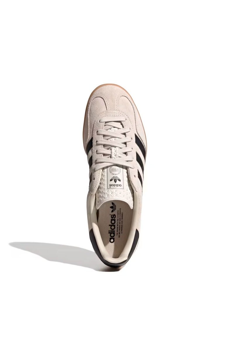 Tênis Adidas Gazelle Indoor Bege/Preto JH6194 - NewSkull