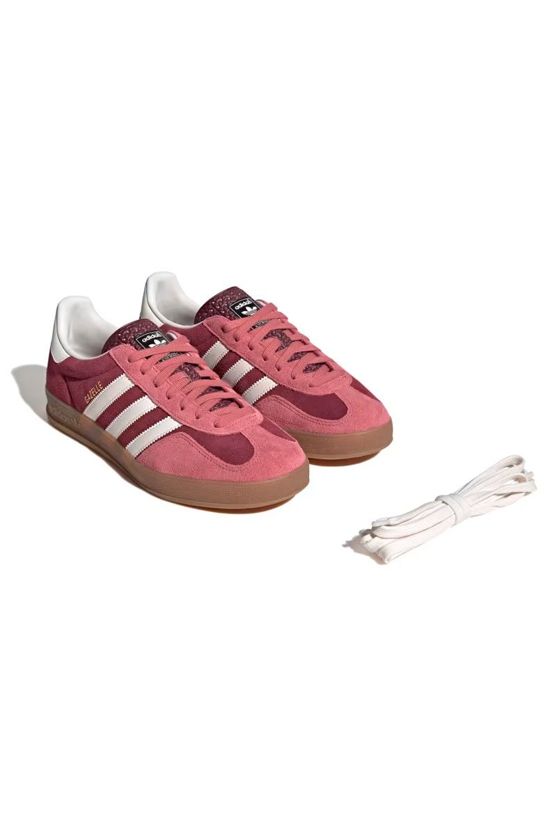 Tênis Adidas Gazelle Indoor Bordo/Branco IF9647 - NewSkull