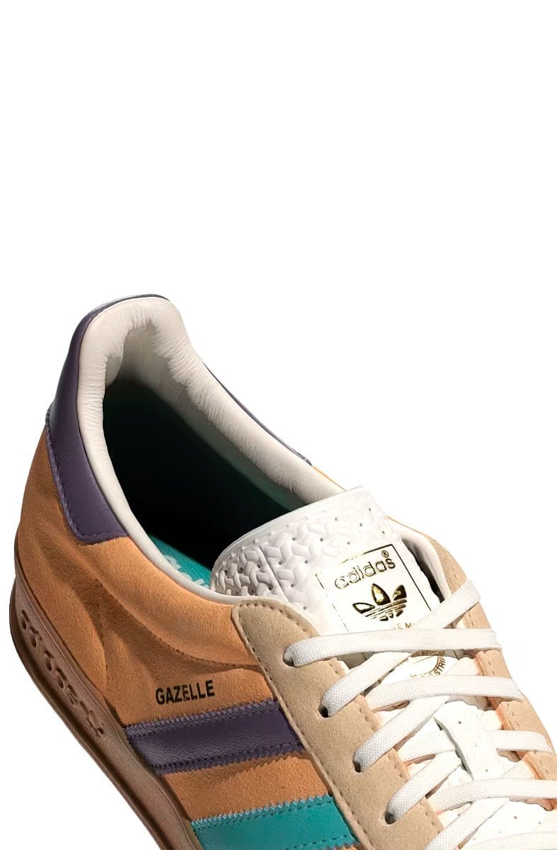 Tênis Adidas Gazelle Indoor Feminino Amarelo/Roxo IG1636 - NewSkull