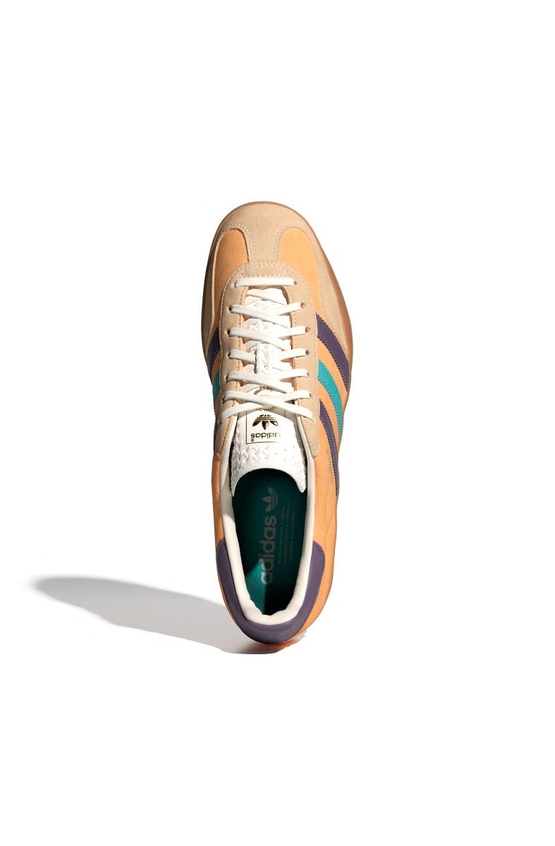 Tênis Adidas Gazelle Indoor Feminino Amarelo/Roxo IG1636 - NewSkull
