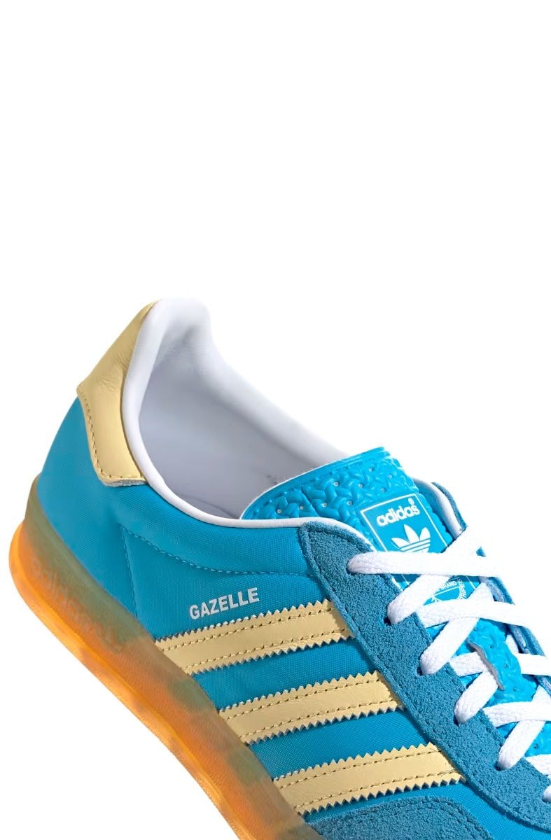 Tênis Adidas Gazelle Indoor Feminino Azul/Amarelo IE2960 - NewSkull