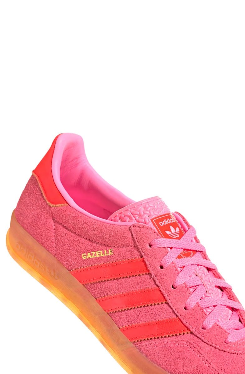 Tênis Adidas Gazelle Indoor Feminino Rosa/Vermelho IE1058 - NewSkull
