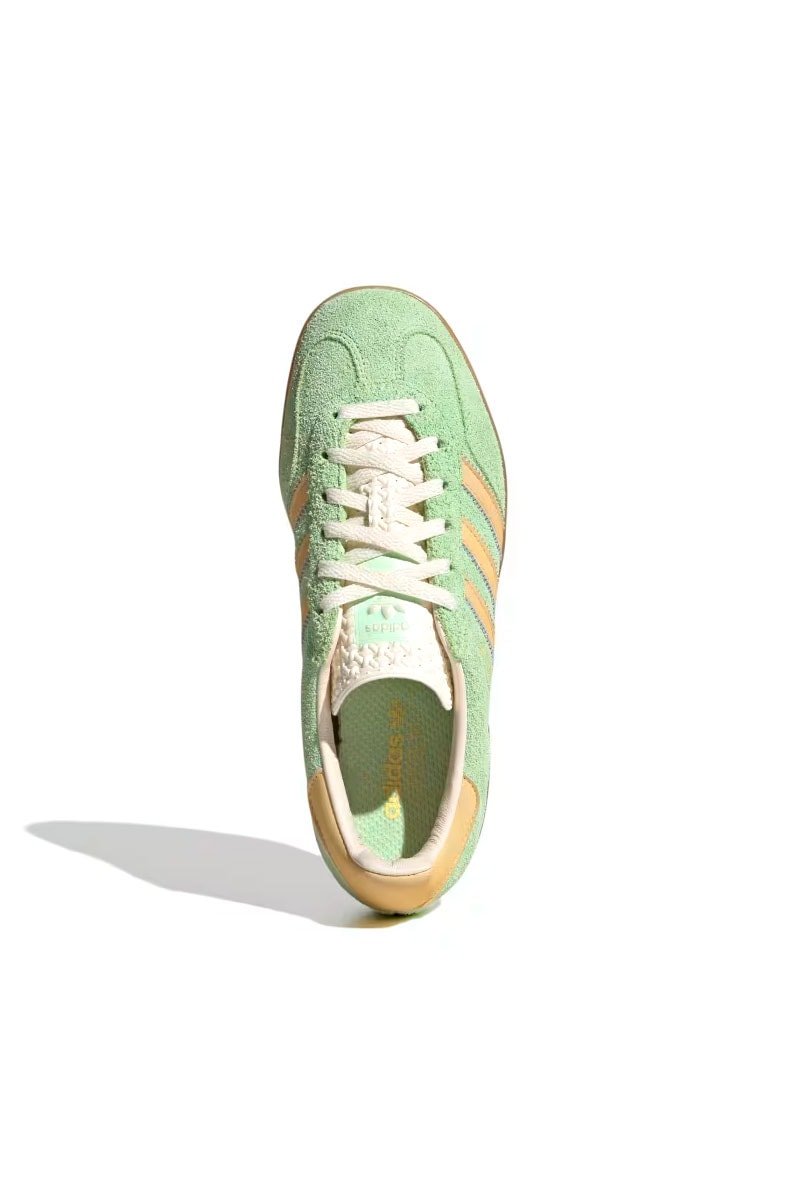 Tênis Adidas Gazelle Indoor Feminino Verde Claro/Bege IE2948 - NewSkull