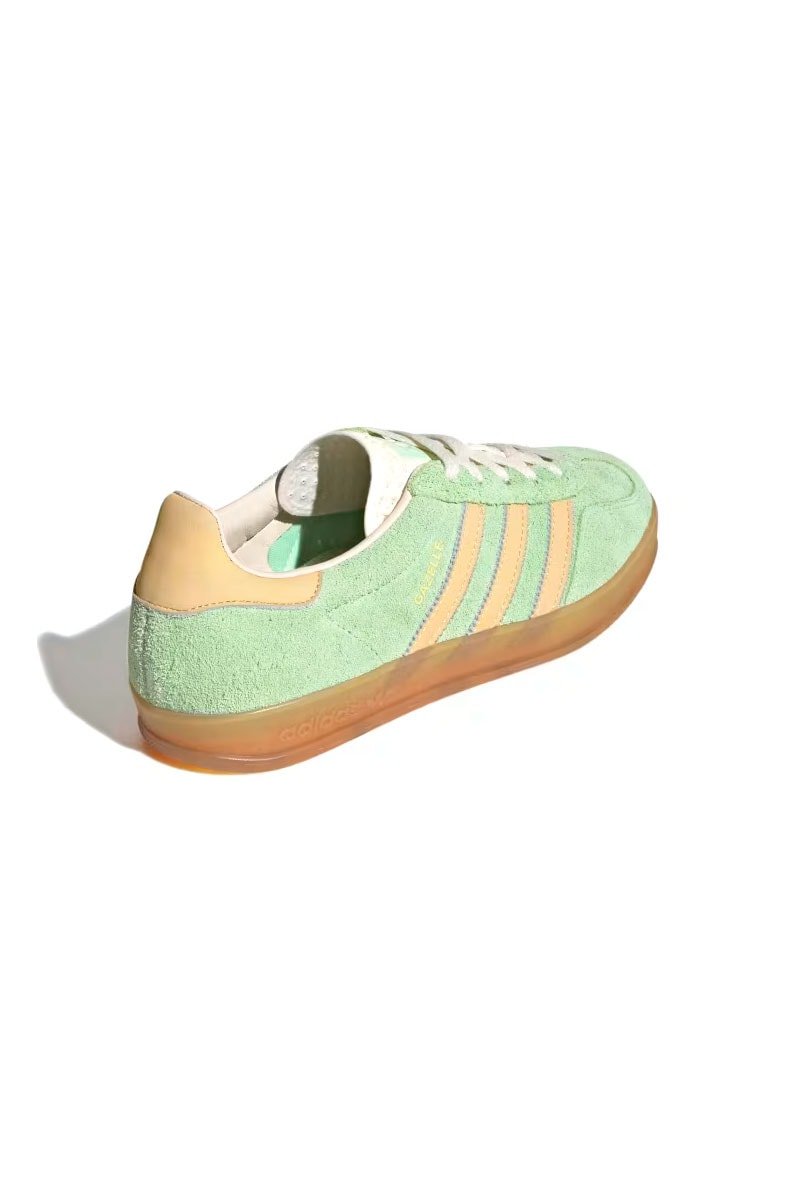 Tênis Adidas Gazelle Indoor Feminino Verde Claro/Bege IE2948 - NewSkull