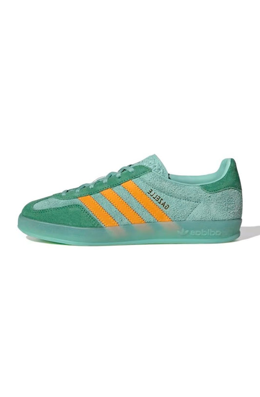 Tênis Adidas Gazelle Indoor Feminino Verde/Amarelo IG6783 - NewSkull