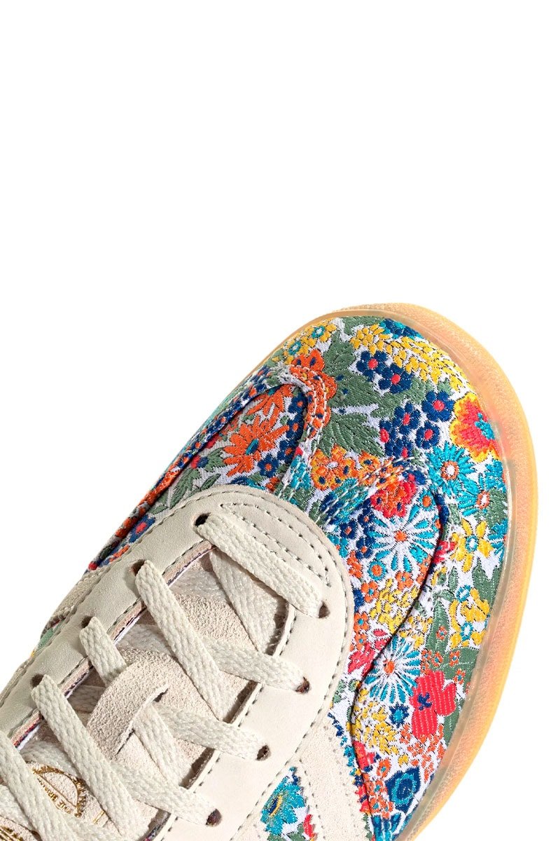 Tênis Adidas Gazelle Indoor Off - White/Floral JP5309 - NewSkull