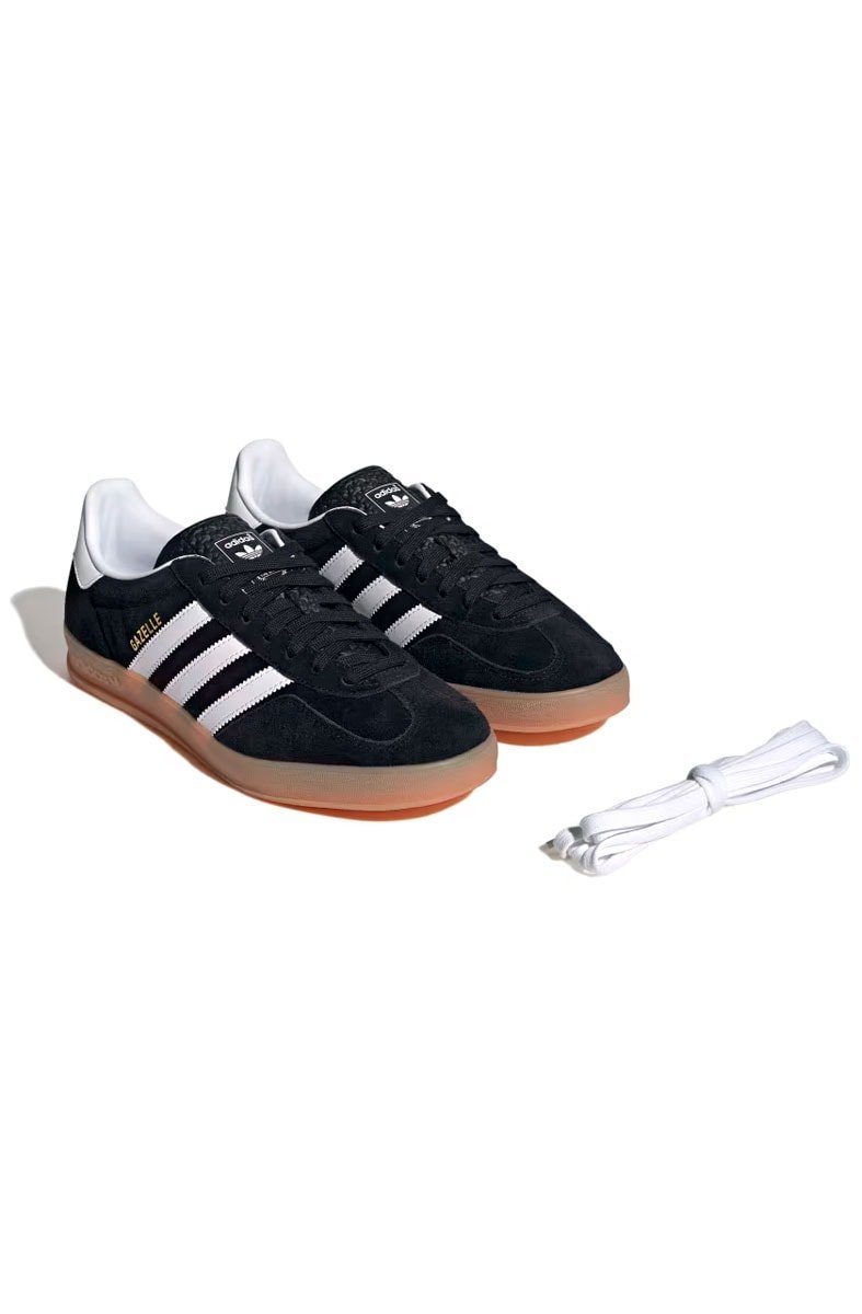 Tênis Adidas Gazelle Indoor Preto/Branco JI2060 - NewSkull
