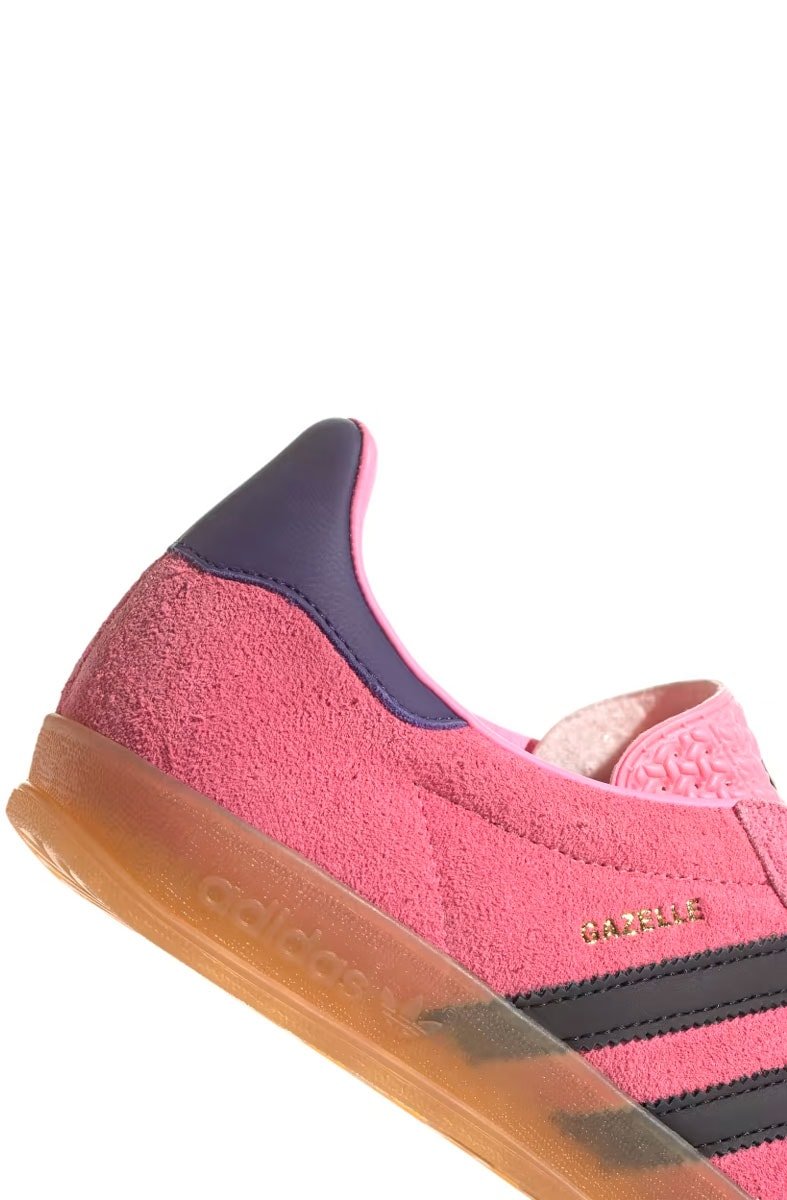 Tênis Adidas Gazelle Indoor Rosa/Preto IE7002 - NewSkull