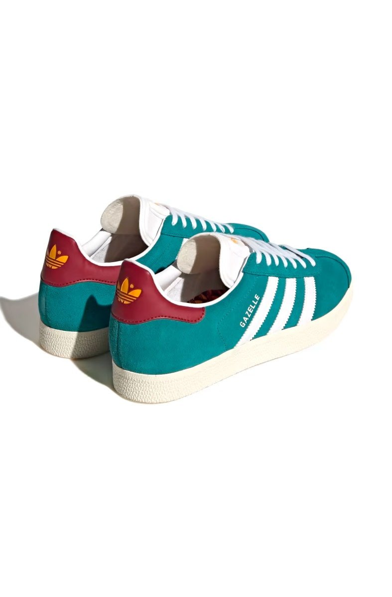 Tênis Adidas Gazelle Monogram Turquesa/Branco IF0881 - NewSkull