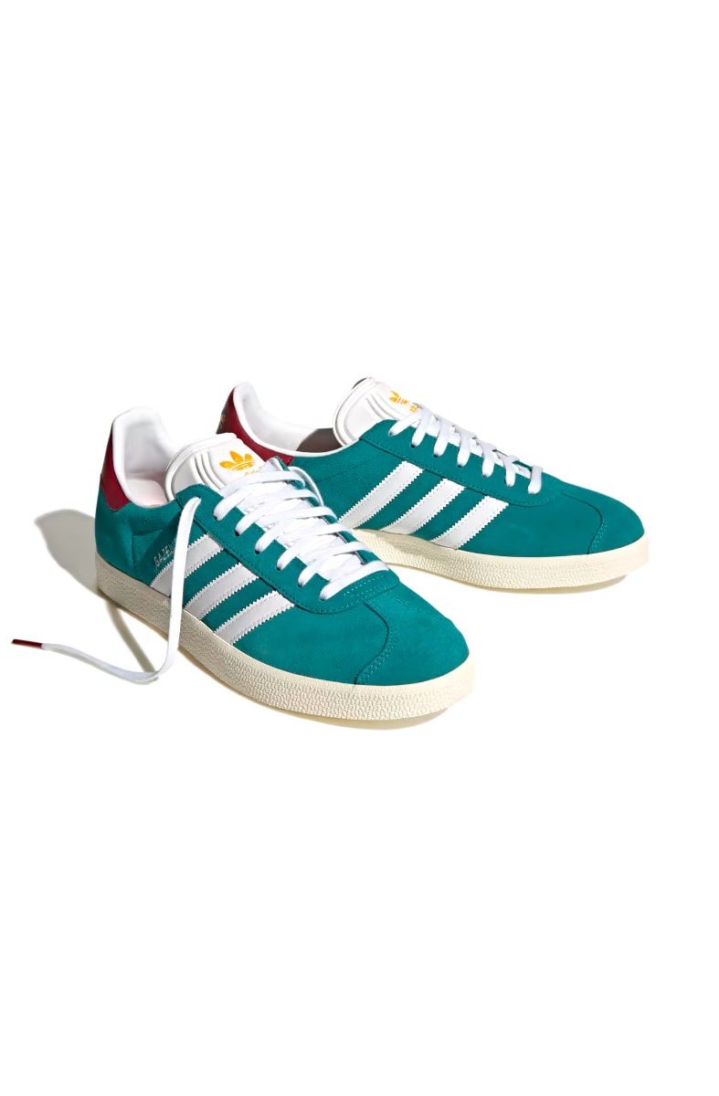 Tênis Adidas Gazelle Monogram Turquesa/Branco IF0881 - NewSkull