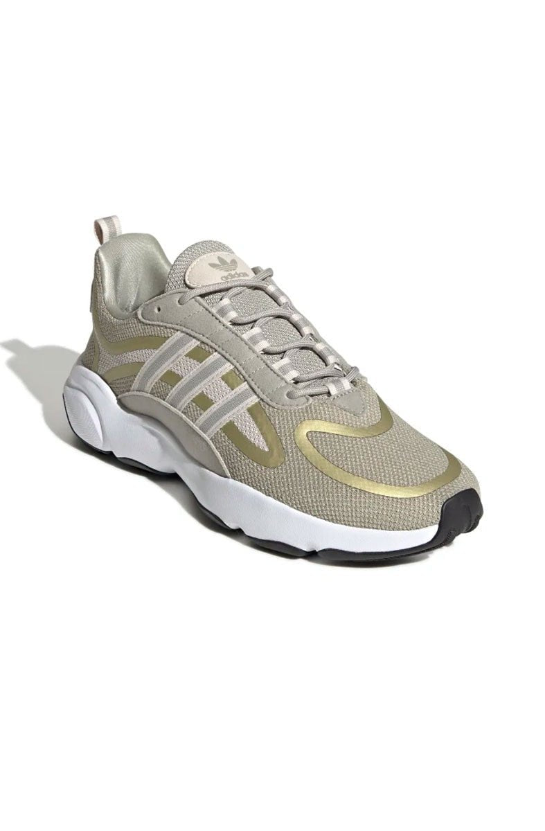 Tênis Adidas Haiwee Bege/Dourado - NewSkull