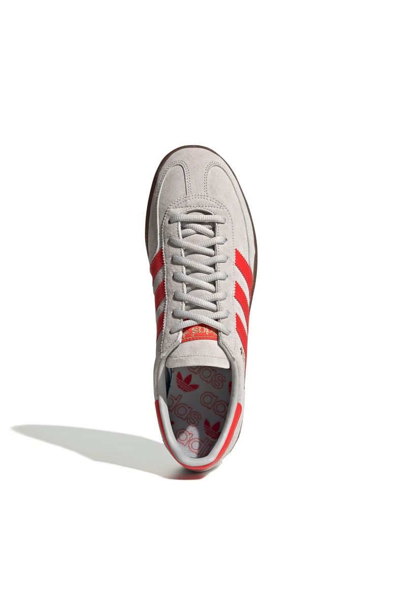 Tênis Adidas Handball Spezial Cinza/Vermelho EF5747 - NewSkull