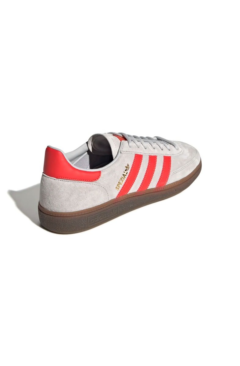 Tênis Adidas Handball Spezial Cinza/Vermelho EF5747 - NewSkull