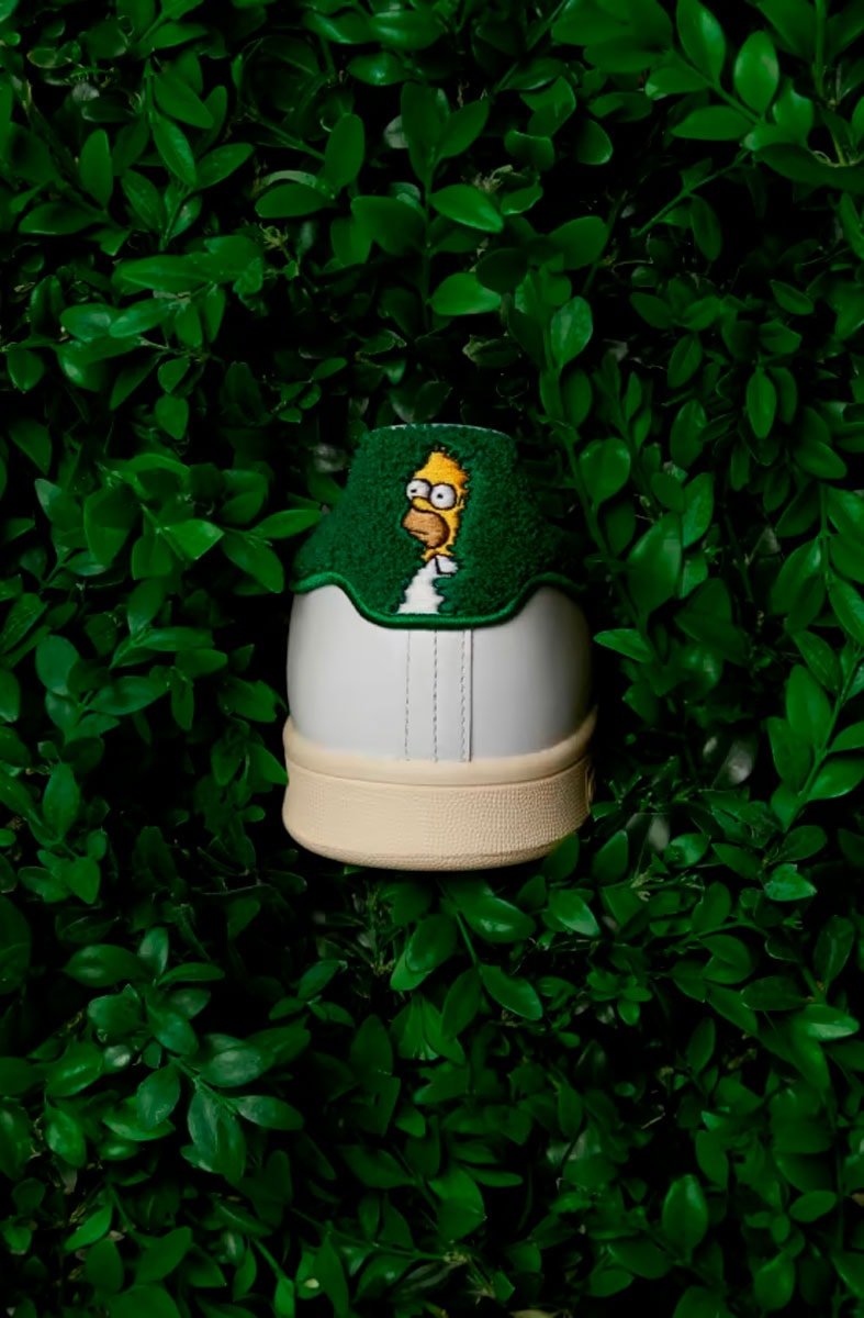 Tênis Adidas Homer Simpson x Stan Smith Branco/Verde IE7564 - NewSkull
