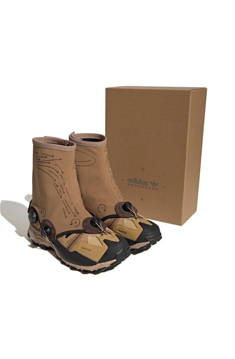 Tênis Adidas Hyperturf Adventure Gaiter Bege/Dourado - NewSkull