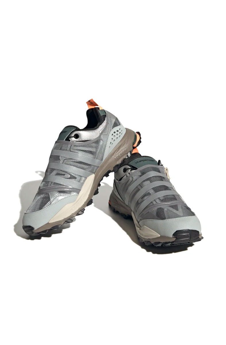 Tênis Adidas Hyperturf Adventure Shield Prata/Laranja - NewSkull