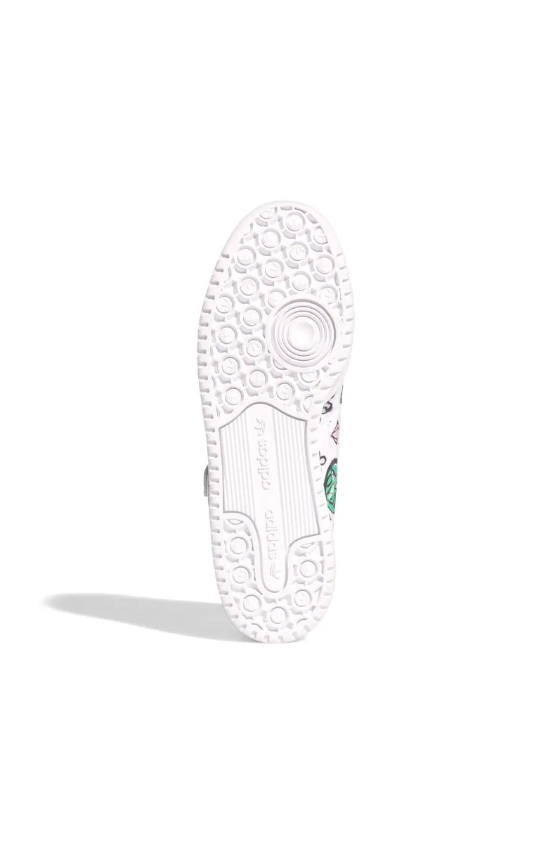 Tênis Adidas Jeremy Scott Forum 84 Low Mono Branco/Color - NewSkull