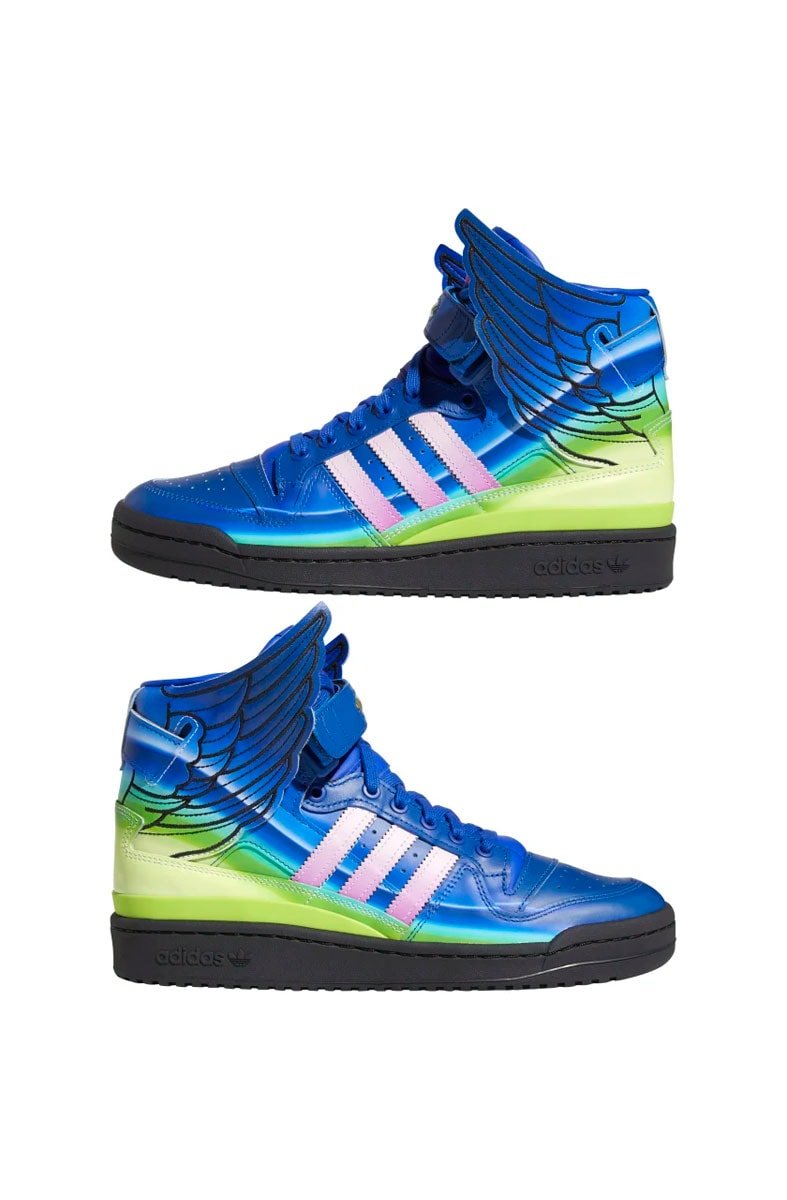 Tênis Adidas JEREMY SCOTT MOTORSPORT WINGS 4.0 Azul/Verde - NewSkull