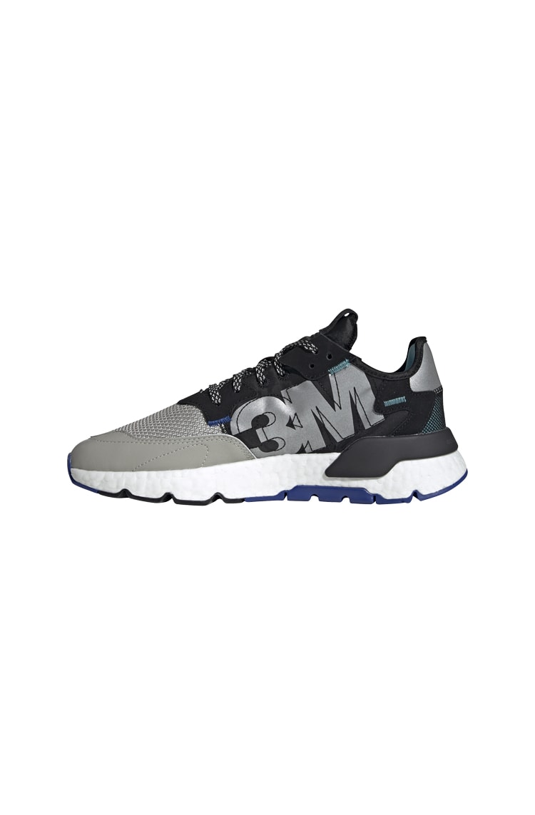 Tênis Adidas Nite Jogger 3M Refletivo Preto/Roxo - NewSkull