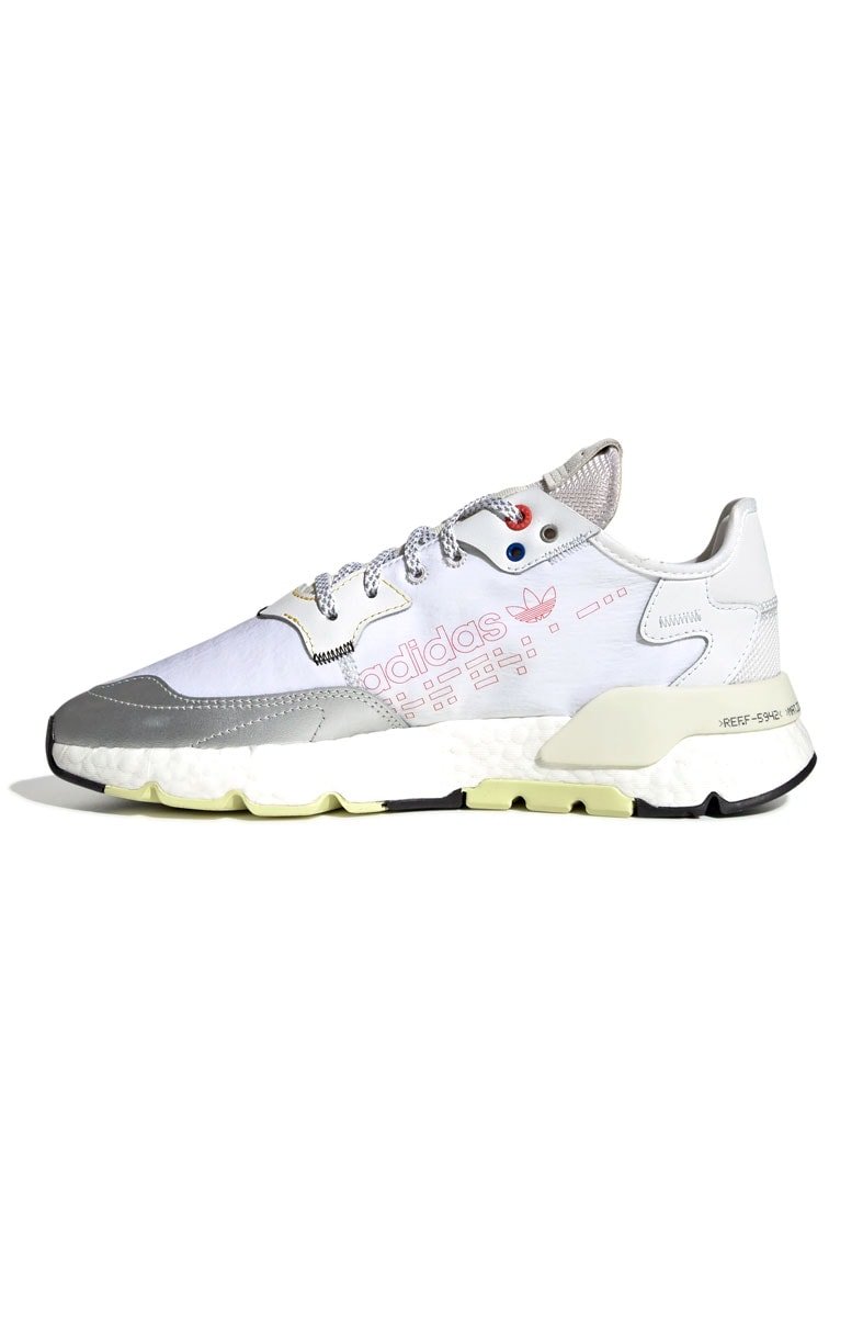 Tênis Adidas Nite Jogger Branco/Prata - NewSkull