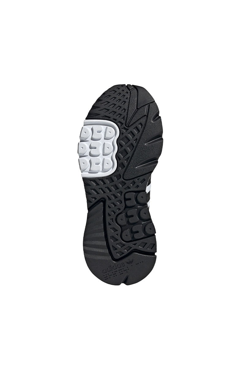 Tênis Adidas Nite Jogger Feminino Cinza/Preto - NewSkull