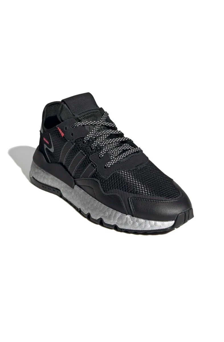 Tênis Adidas Nite Jogger Feminino Preto/Prata - NewSkull