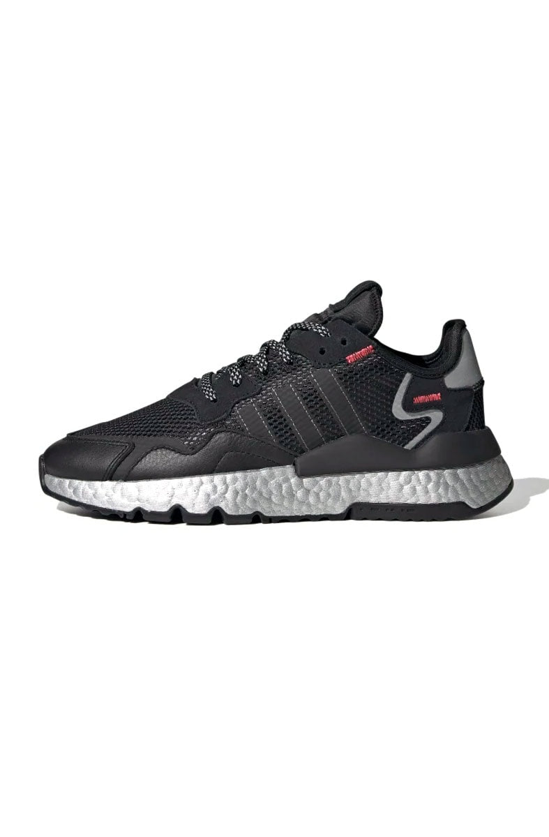 Tênis Adidas Nite Jogger Feminino Preto/Prata - NewSkull