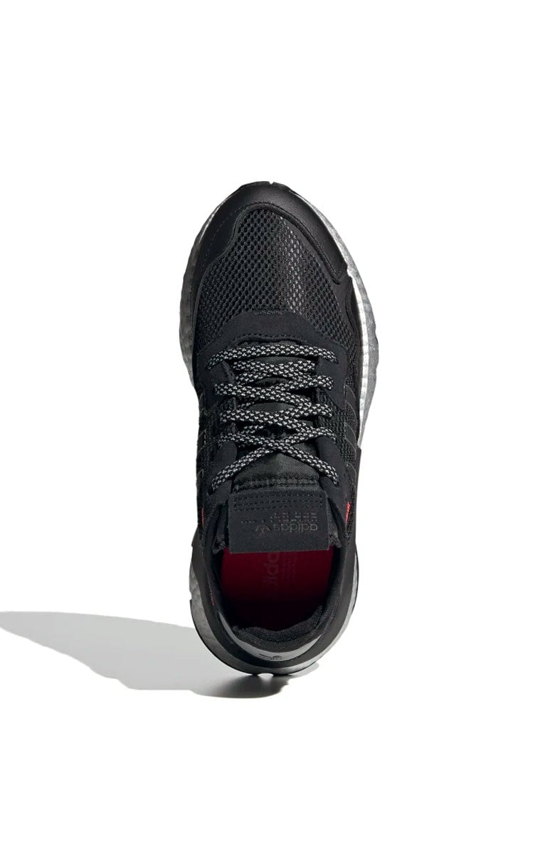 Tênis Adidas Nite Jogger Feminino Preto/Prata - NewSkull