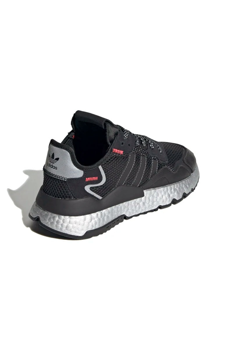 Tênis Adidas Nite Jogger Feminino Preto/Prata - NewSkull