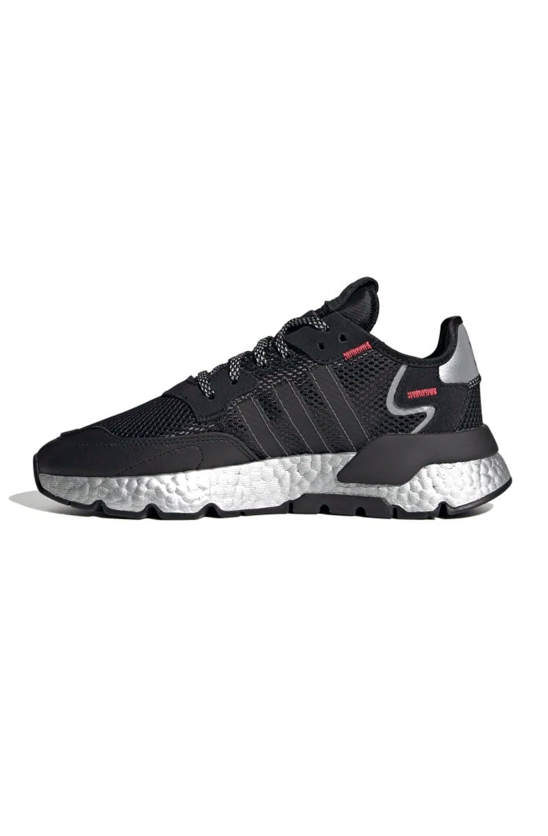 Tênis Adidas Nite Jogger Feminino Preto/Prata - NewSkull