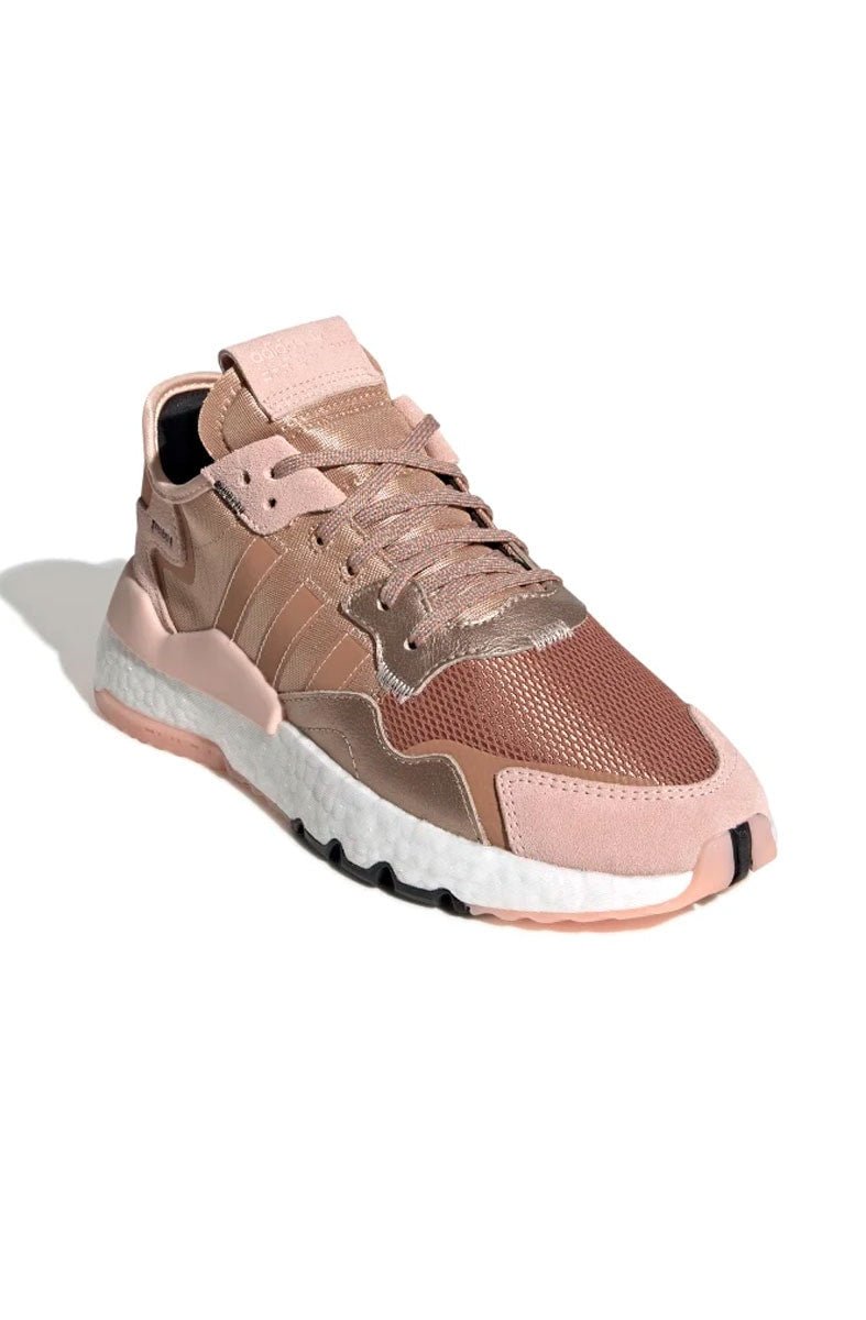 Tênis Adidas Nite Jogger Feminino Rosa/Gold - NewSkull