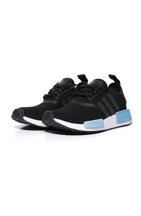 Tênis Adidas NMD_R1 CORE BLACK/CORE BLACK/ICEY BLUE F17 - NewSkull