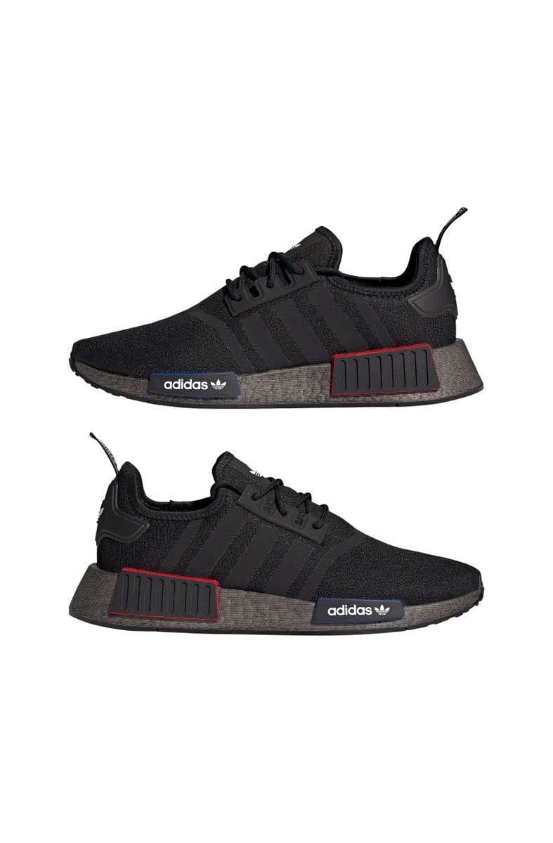 Tênis Adidas NMD _R1 Preto/Vermelho/Azul - NewSkull