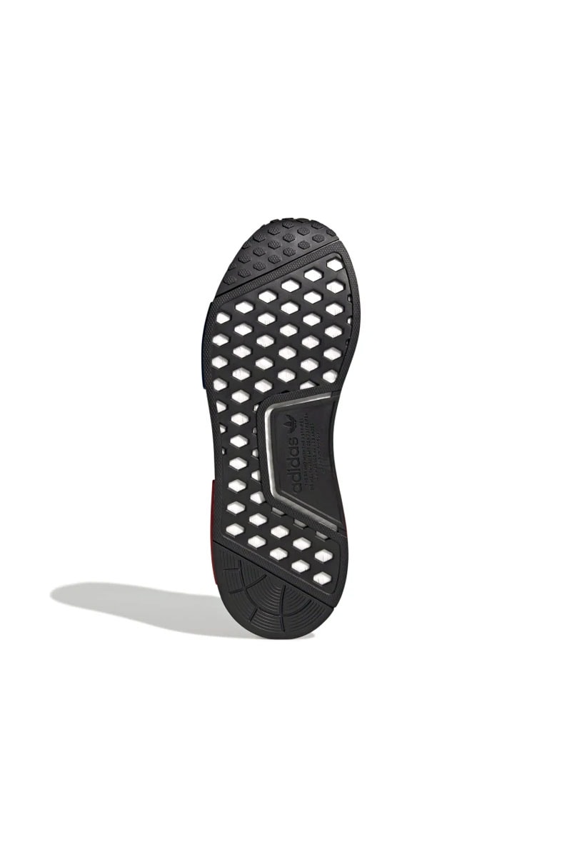 Tênis Adidas NMD _R1 Preto/Vermelho/Azul - NewSkull