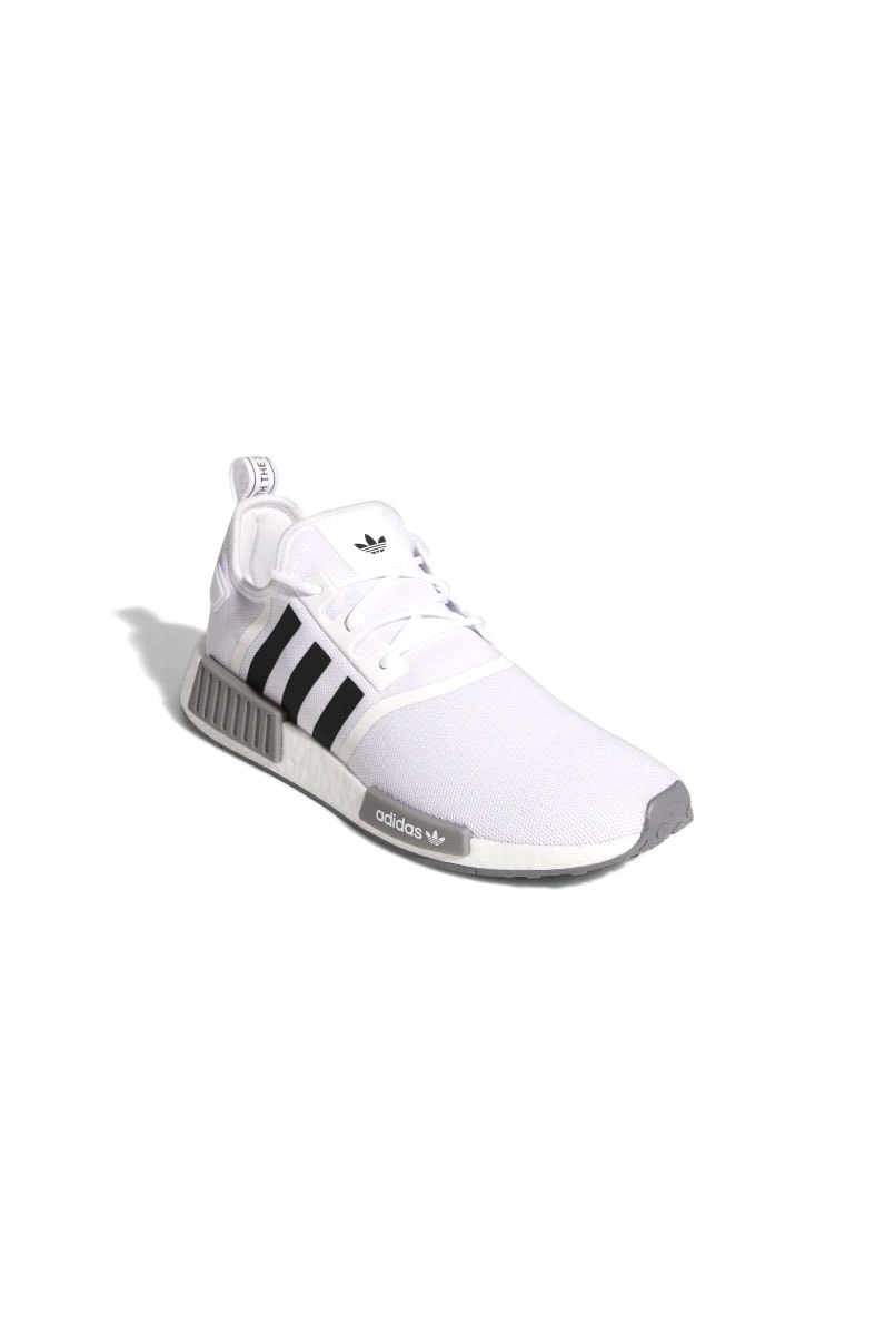 Tênis Adidas NMD R1 Primeblue Branco/Preto/Cinza - NewSkull
